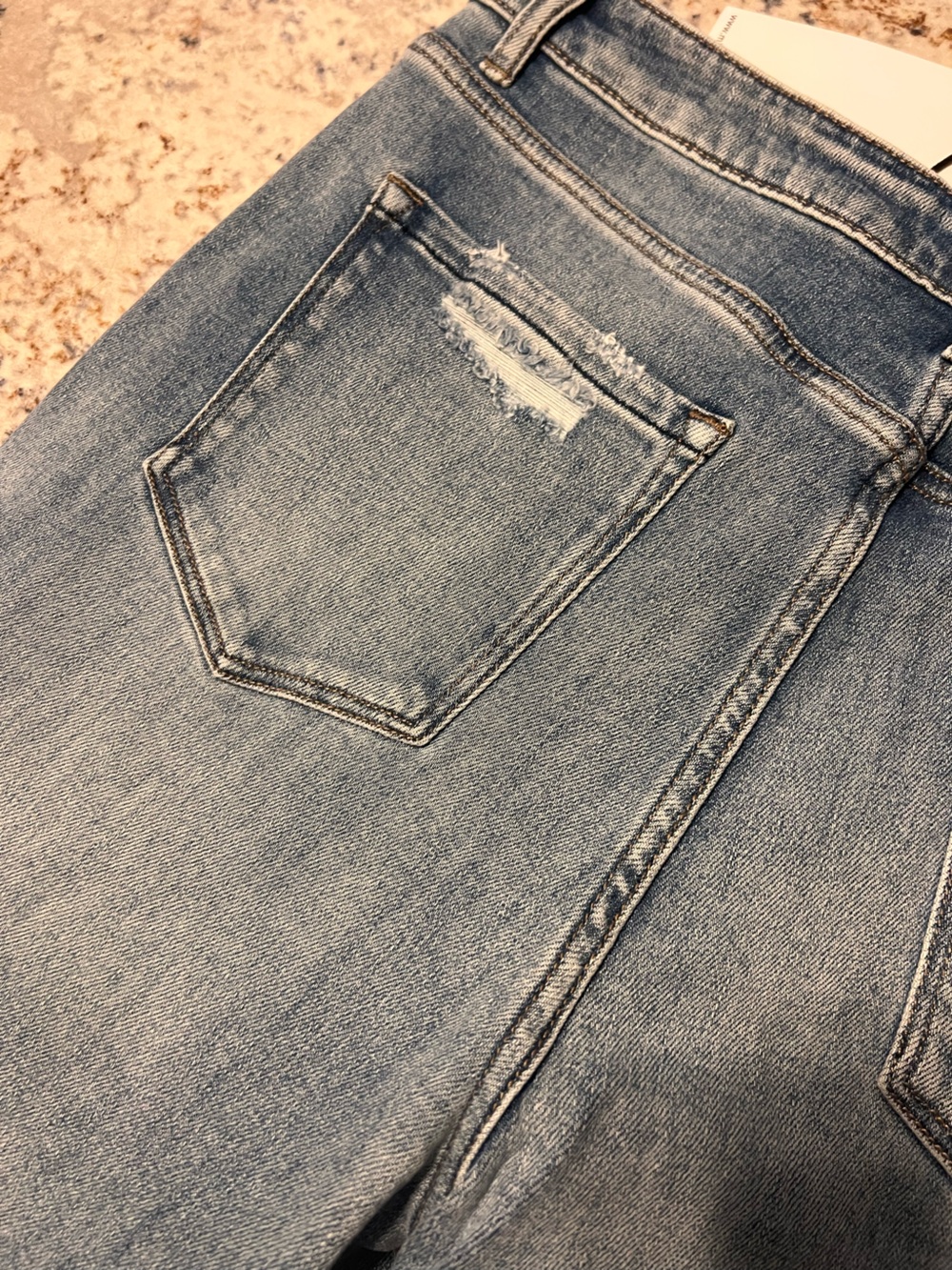 NWT! Mica Jeans in Light Blue with Distressed Knees - Picture 10 of 11